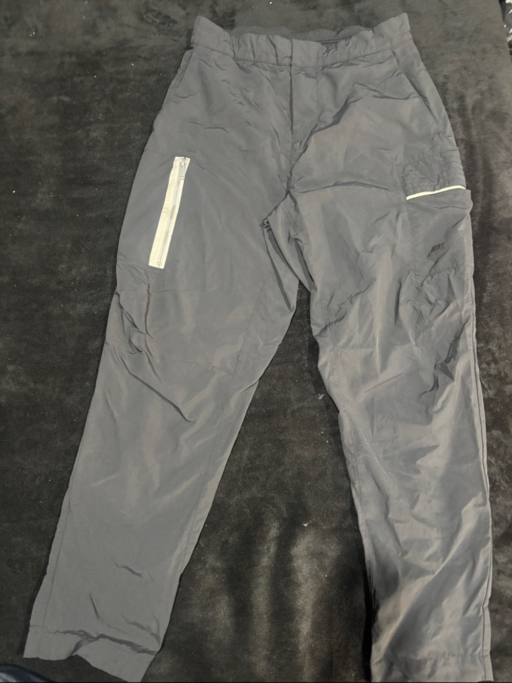 Nike Club Woven Size 28  Black Tapered Leg Pants